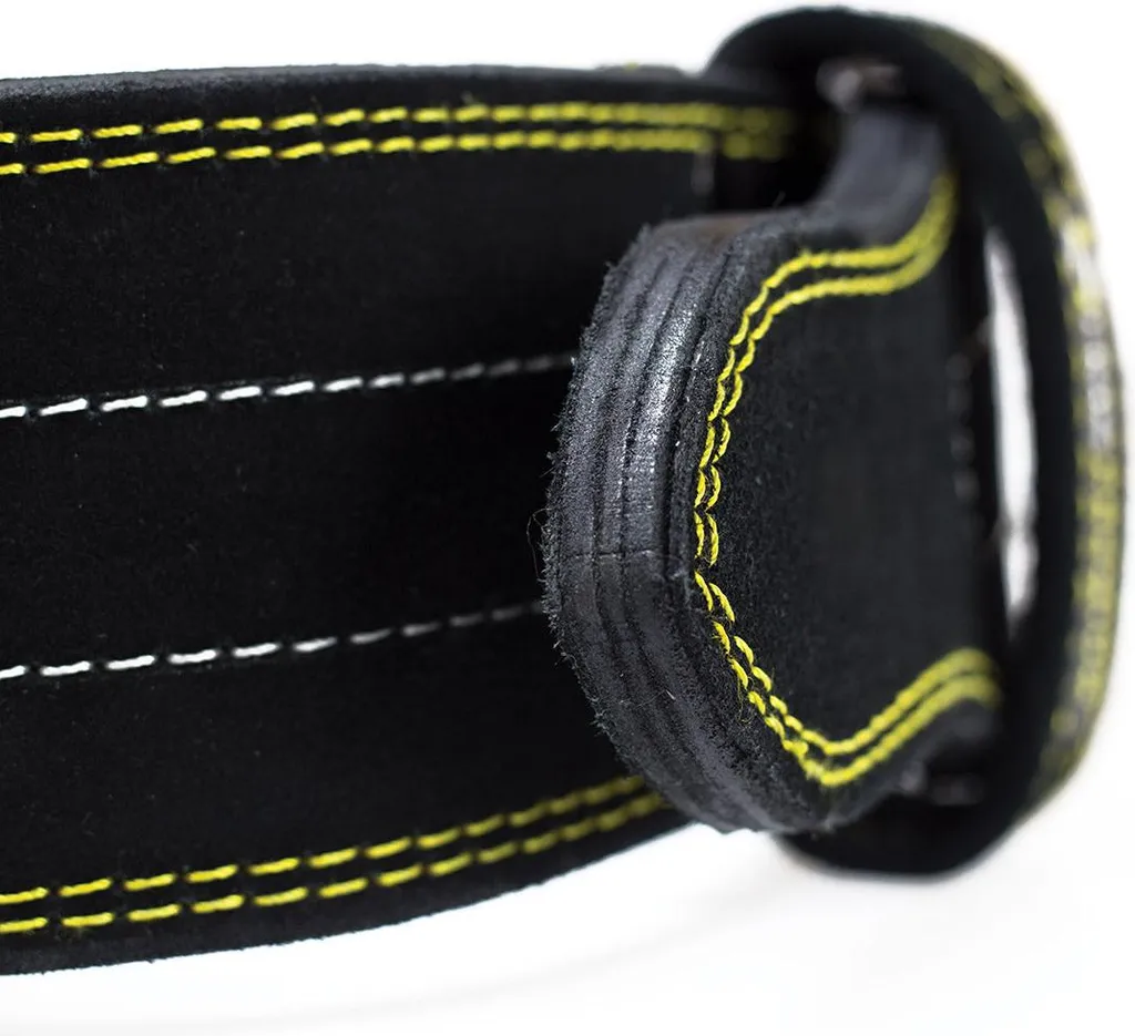 Ceinture de Force de Levage Power Belt Taille L en Cuir Renforcé - 5