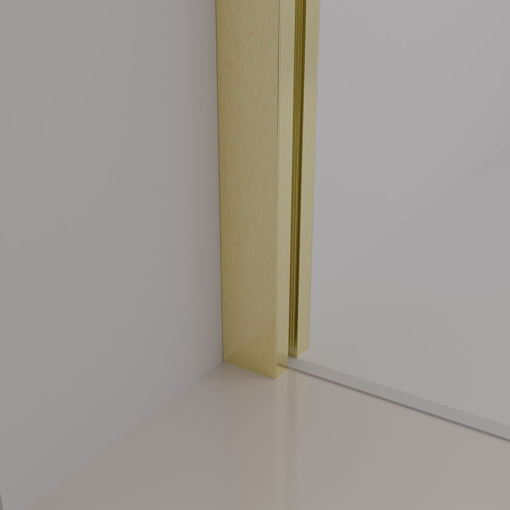 Duschwand gold Marwell Walk In Dusche Spezia Gold 120x200 Produktbild 5