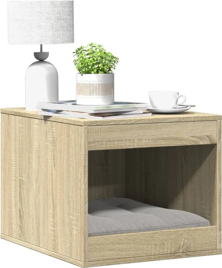 Lettiera di design Sonoma quercia 47x59x42 cm materiale a base di legno - Tiragraffi 2025 Nuovo9923717 1pacco