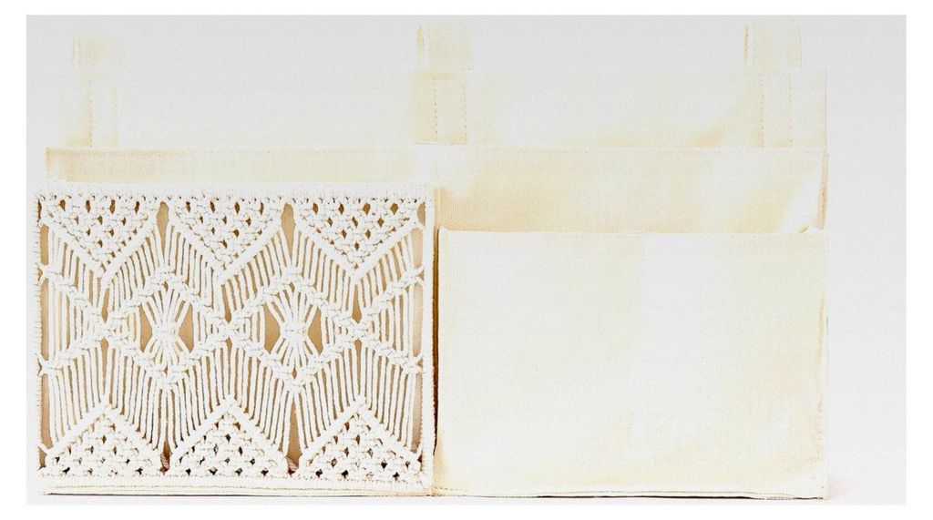 Nachttisch-Caddy Hänge-Organizer mit 7 Taschen für Etagenbetten