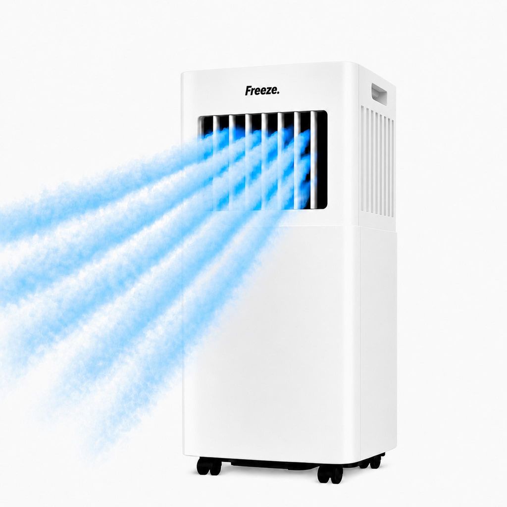 Freeze. seven 7000BTU  Mobile Klimaanlage Weiß – Produktbild 