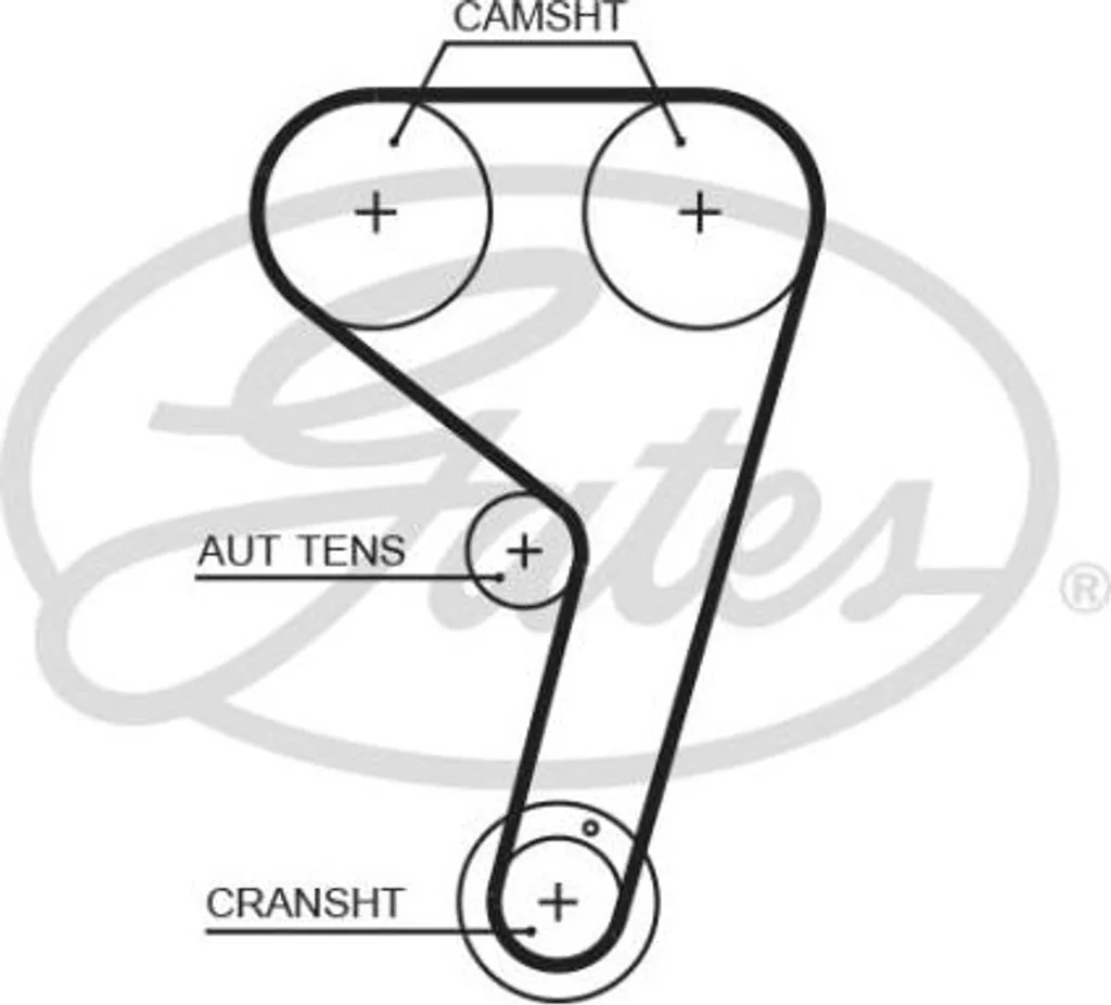 Réparez votre moteur avec la courroie GATES T359HOB OE 1807611 Ford