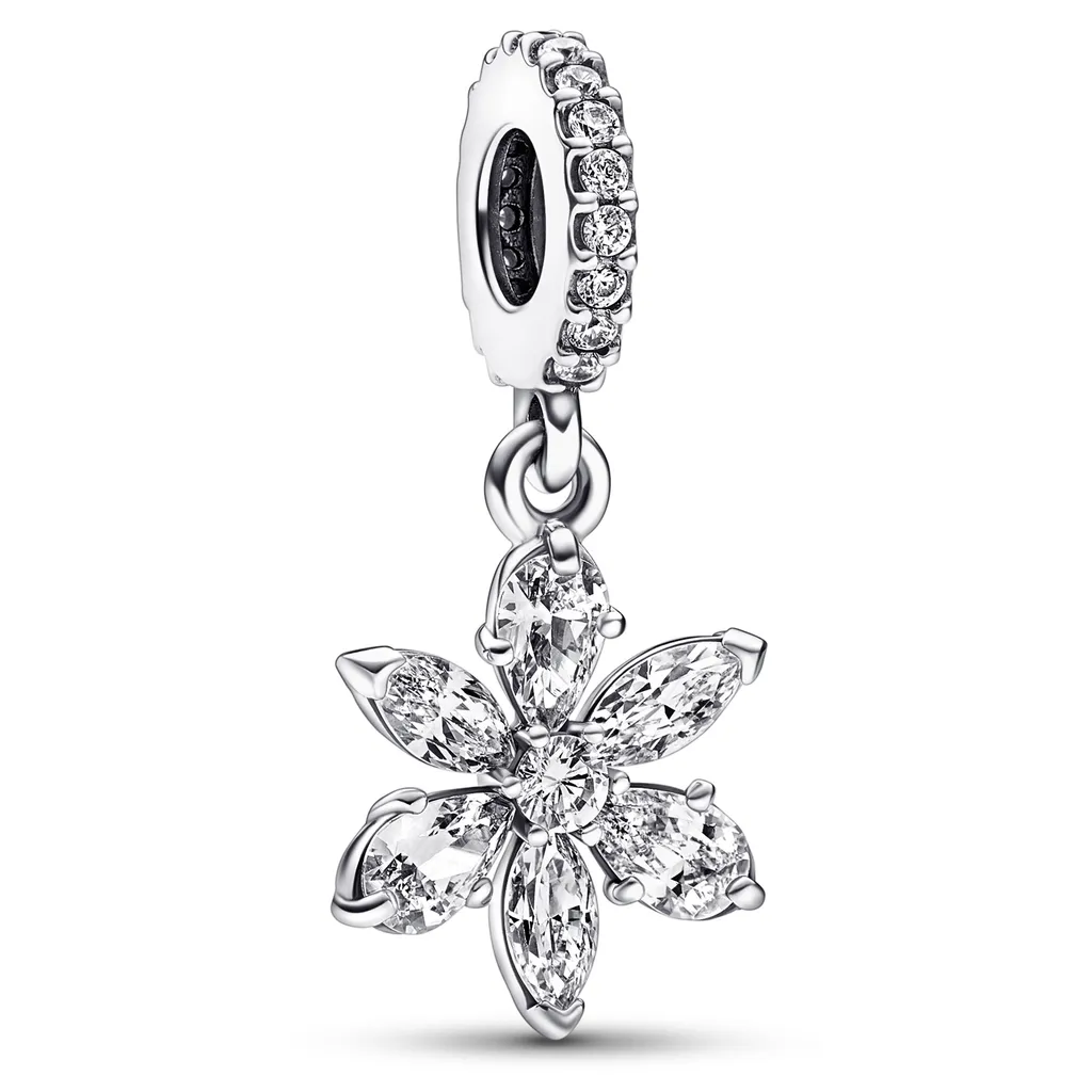 Pandora Herbarium Étincelant Cluster Charm Pendentif 792382C01 Argent