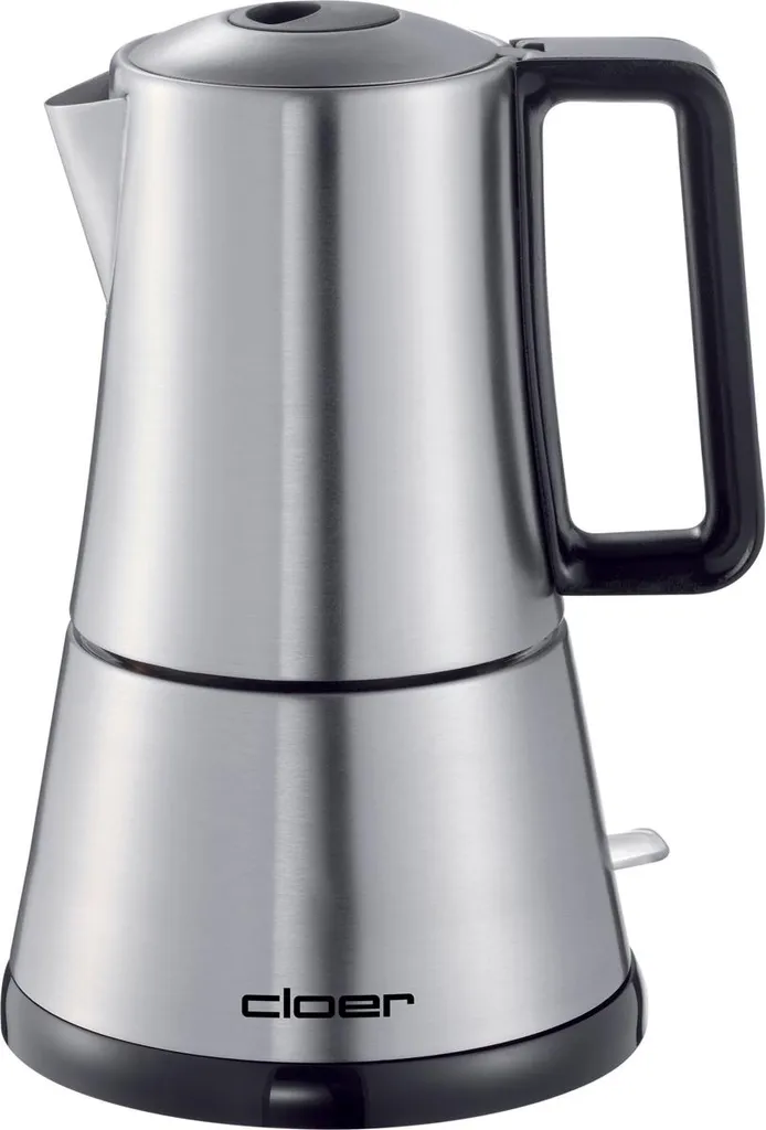 Cafetière électrique espresso en inox Cloer 5928, format 3/6 tasses 365W