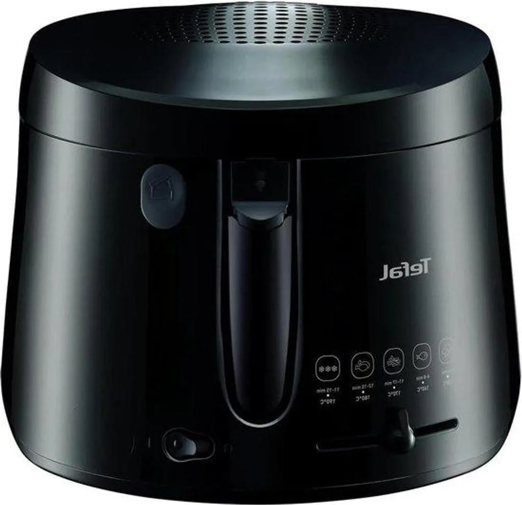 Friteuse compacte 12 kg noire pour repas de famille et fêtes à domicile
