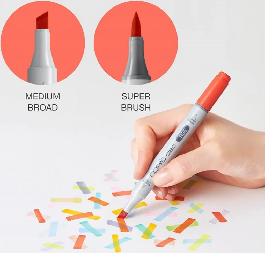 Copic Ciao Layer & Mix Starter Set Brillante 220750203 - Pennarelli Alcool - 8