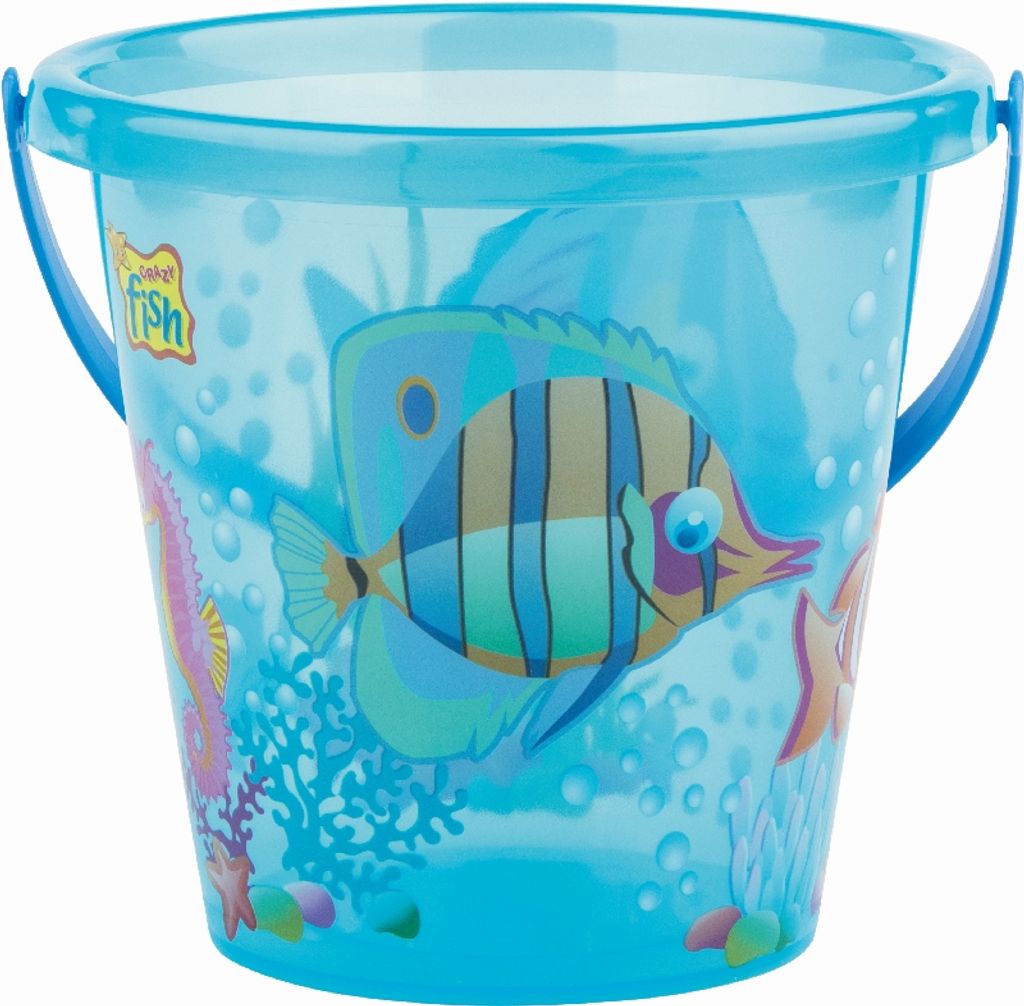 Androni Vedro na ryby priehľadné - priemer 17 cm modré Obrázok produktu 