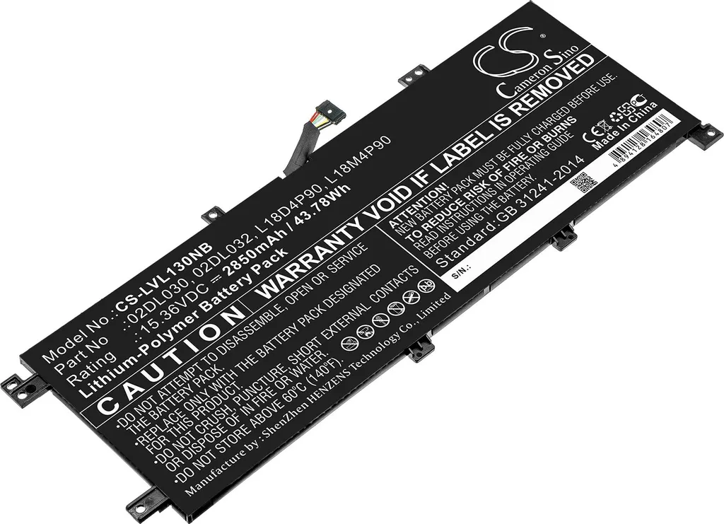 Batterie 46Wh pour Lenovo ThinkPad L13 Gen 2 - Cellules Longue Durée