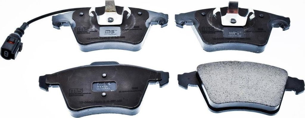 MS 13046072402N-SET-MS Bremsbeläge, Bremsklötze Vorderachse für VW MULTIVAN T5 (7HM, 7HN, 7HF, 7EF, 7EM, 7EN)