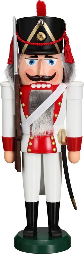 Grenadier, rot (39cm) Nussknacker von Seiffener Volkskunst