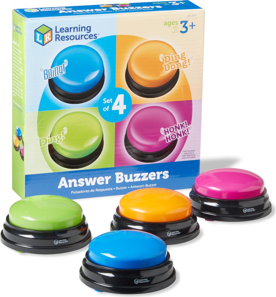 Learning Resources Answer Buzzers, 3 rok/roky, Zvuky, Nutné Obrázek produktu 