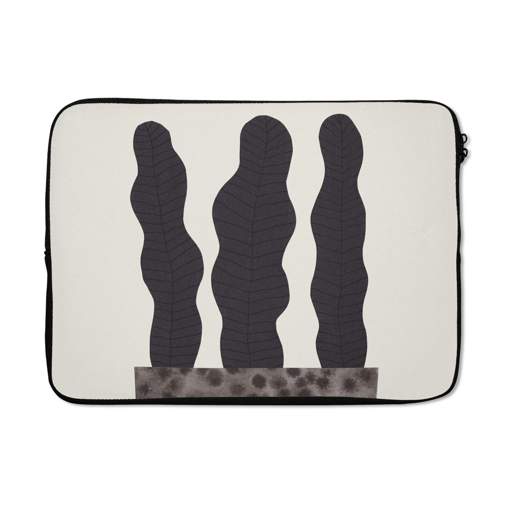 MuchoWow Laptop Hülle 14 ZollVase - Pflanzen - Blumen - Pastell Laptoptasche - Laptoptasche - Stoßsicher - Schutzhaube