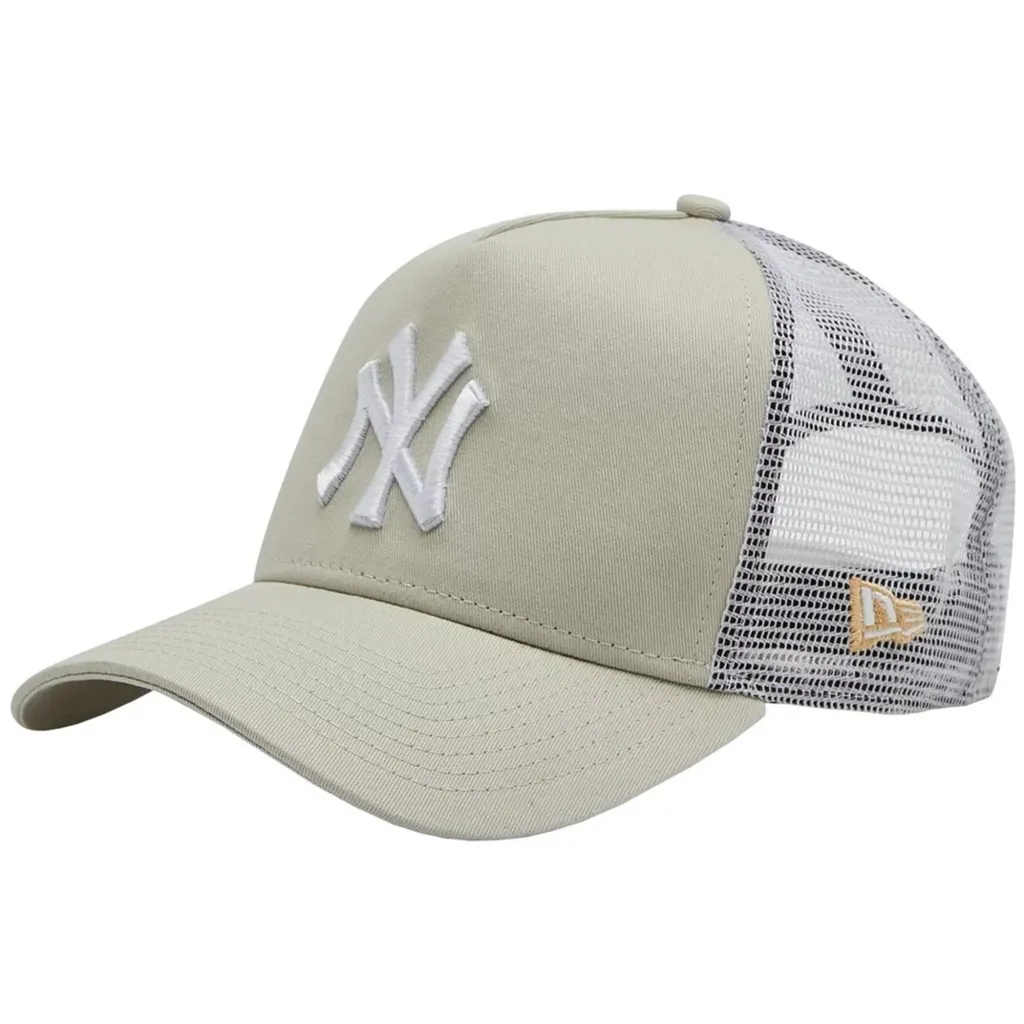 Casquette NY Yankees A-Frame Trucker réglable en coton et mesh flexible