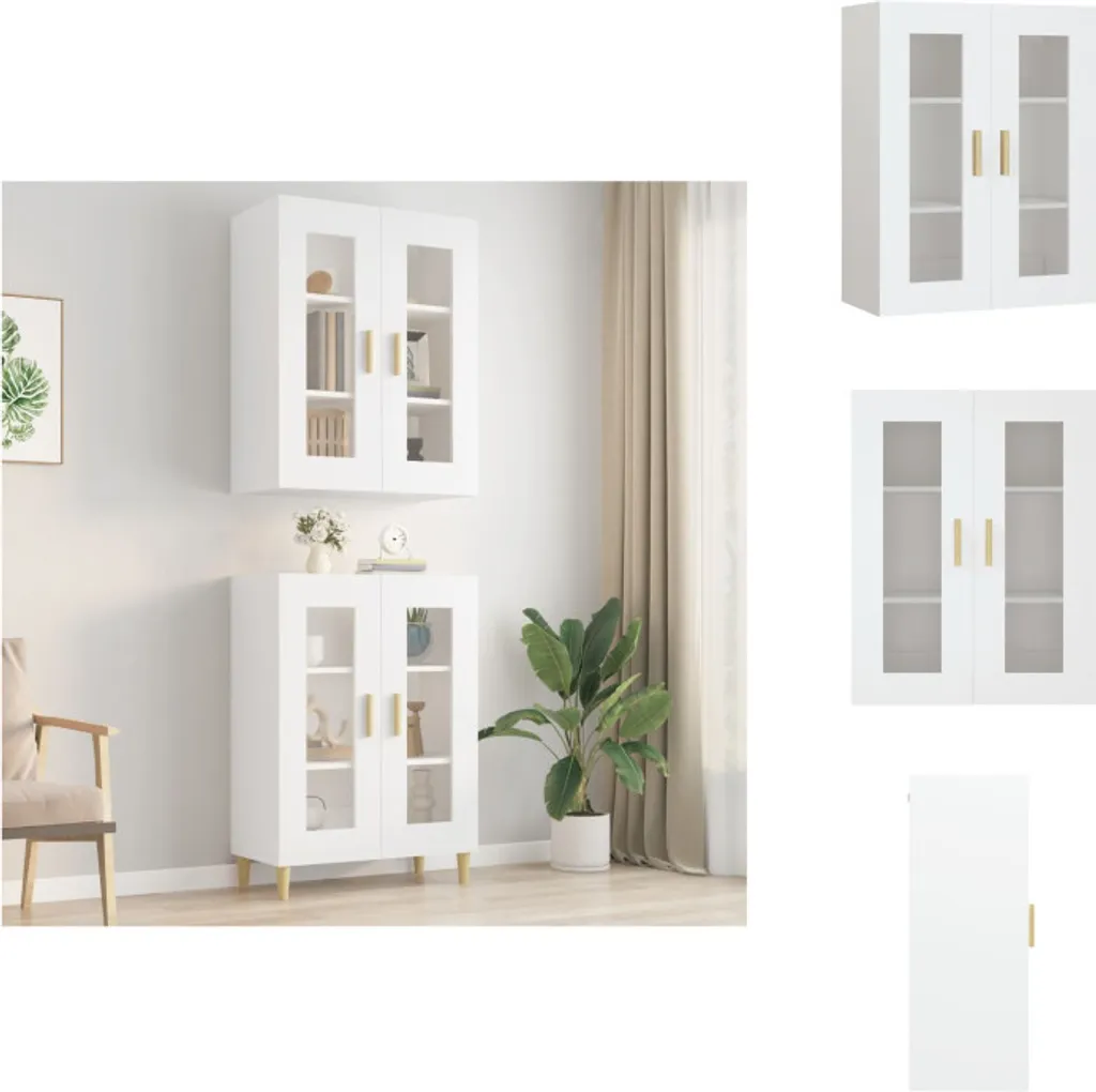 Armoire suspendue gain de place blanche 69,5 cm - Stop au désordre mural