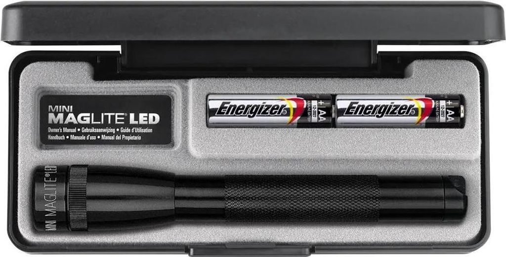 Torcia Maglite Mini-Maglite LED 2AA, nero 17cm incl. 2 Immagine del prodotto 