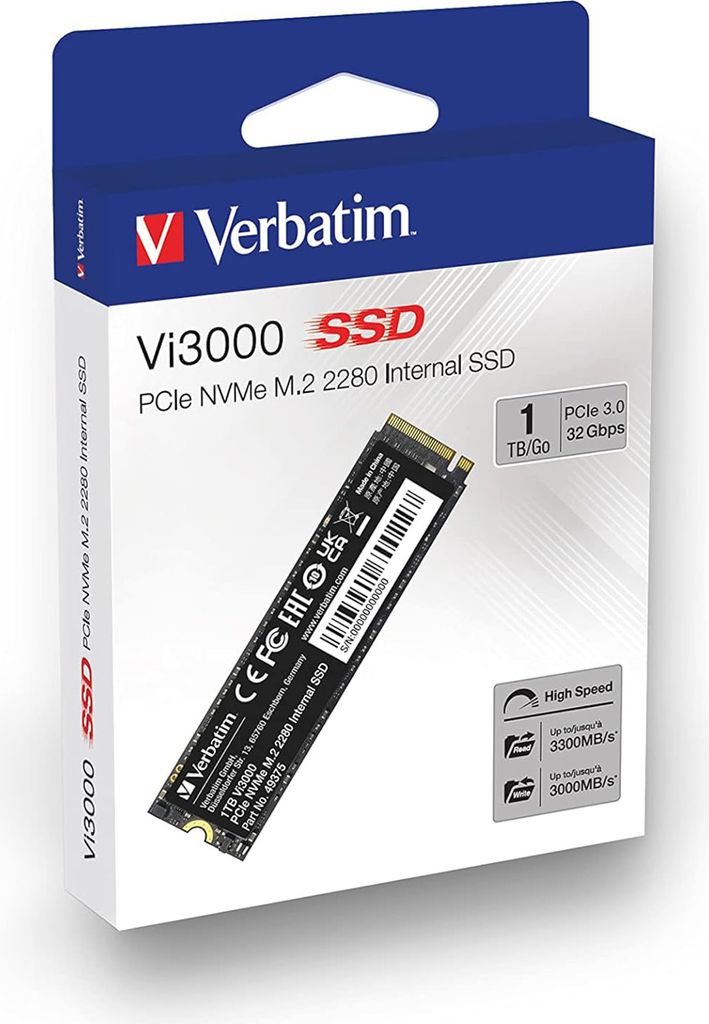 Verbatim 49375 Ssd Interne Vi3000 1Tb Image du produit 