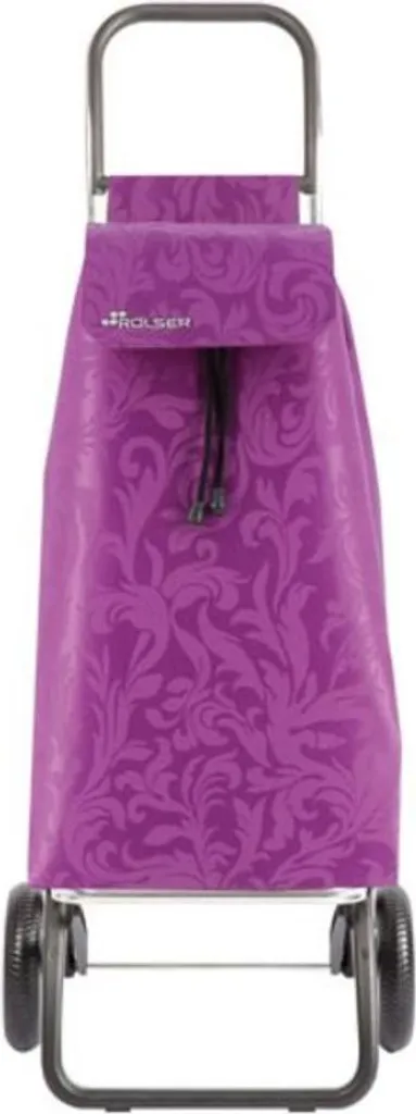 Chariot de courses Rolser Violet 43L - Idéal pour le marché et la ville