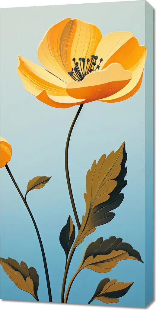 Offerta Quadro 50x100 Raggi del Mattino | Telaio Legno Incluso