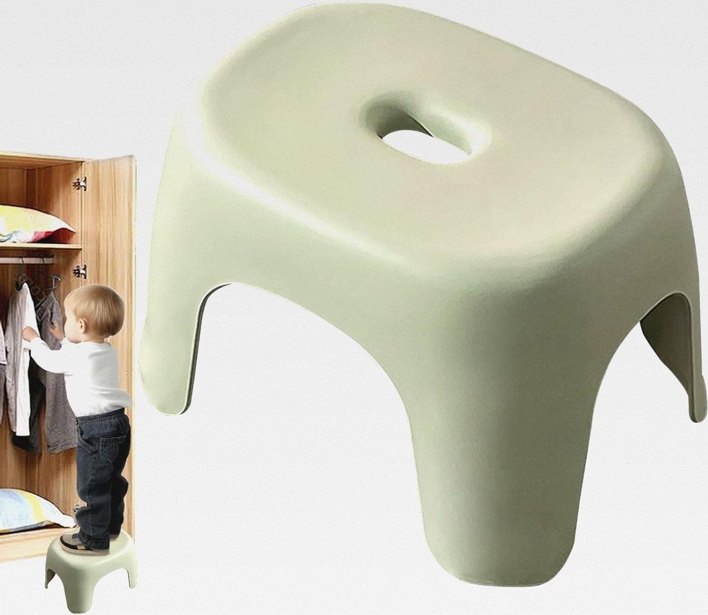 Badezimmerhocker, Fußhocker - Leichter Hocker für das Wohnzimmer | Küchenhocker, tragbarer Hocker, multifunktionaler für Schlafzimmer, Küche