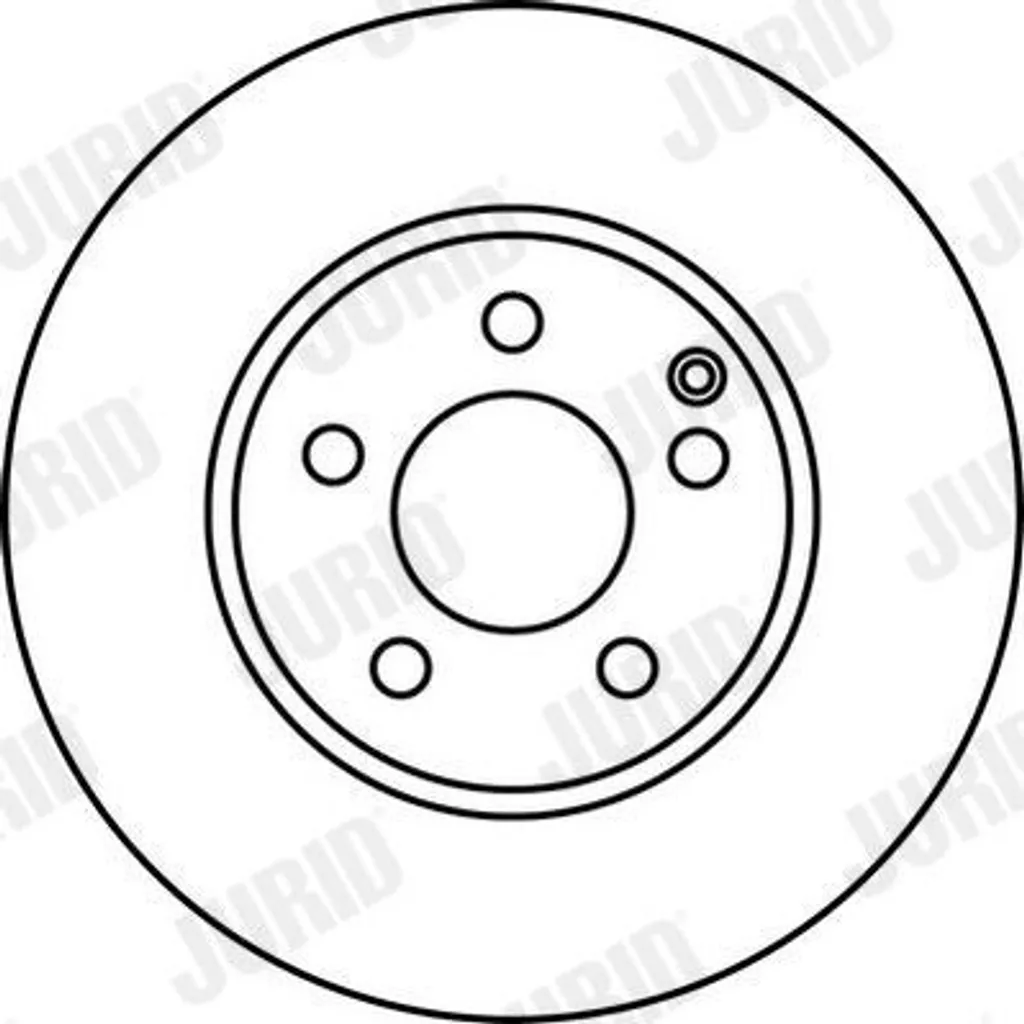 2x Disques de Frein JURID 562212JC 295mm de Haute Précision pour Essieu