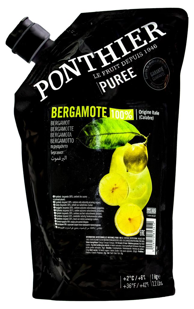 Ponthier BERGAMOTTEN PÜREE Zitrus-Frucht-Püree 1KG Produktbild 