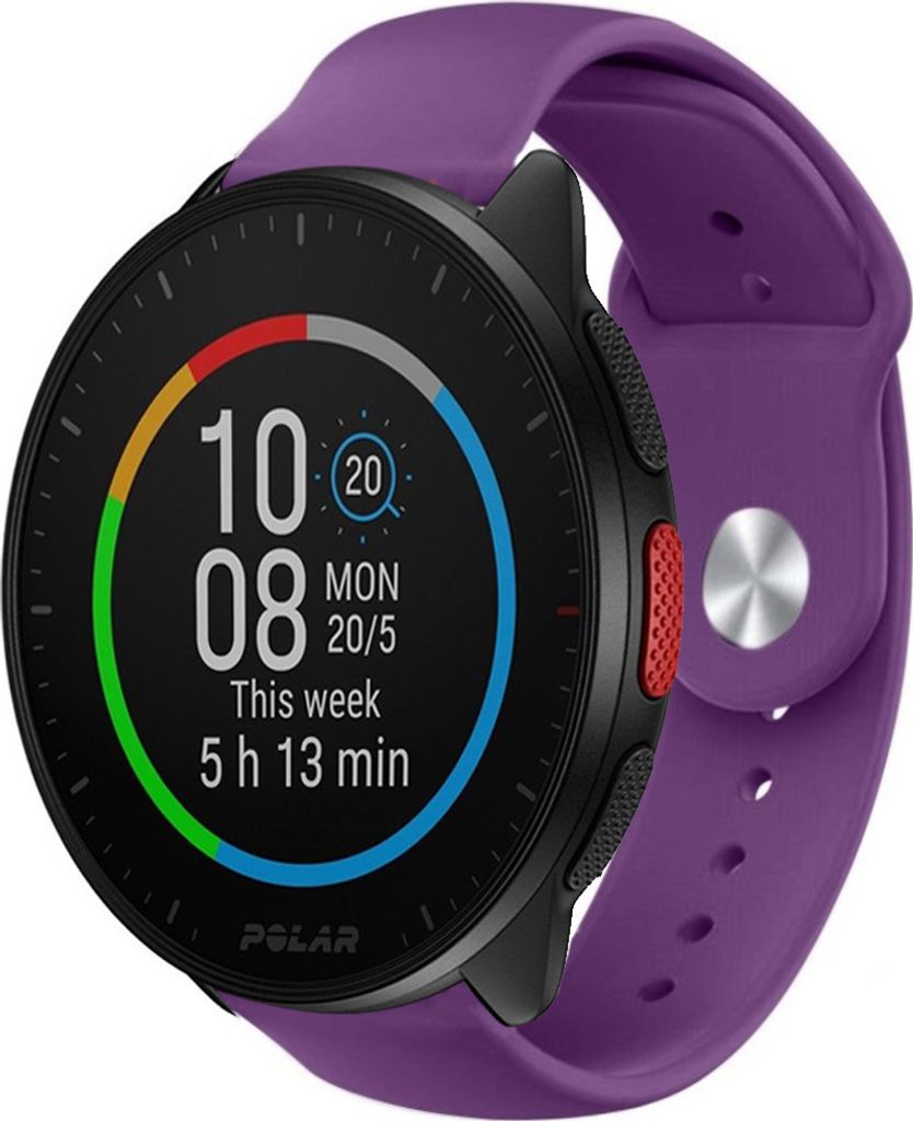 Strap-it Polar Pacer Sportarmband (Lila)