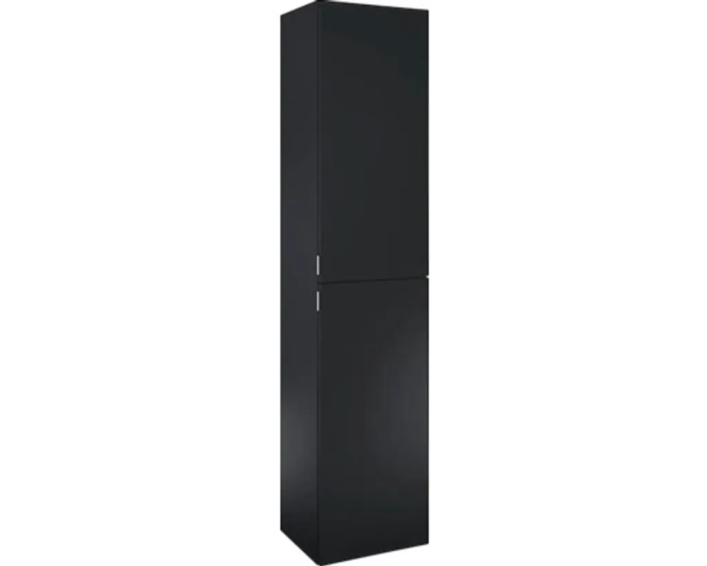 Gagnez de la place avec l'armoire Jika PURE noir 180 cm spéciale salle d'eau