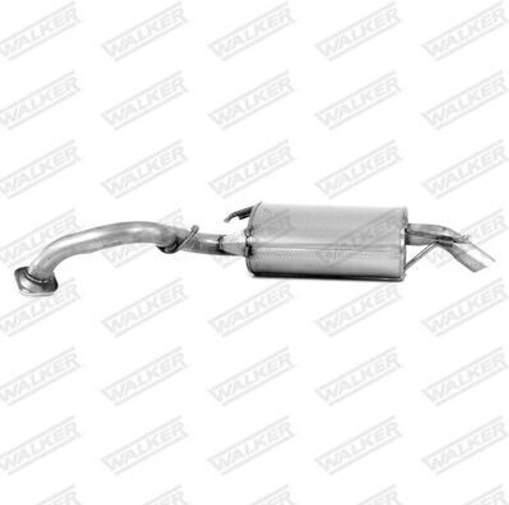 WALKER 23326 Endschalldämpfer für TOYOTA COROLLA Verso (ZER, ZZE12, R1) Auspuff