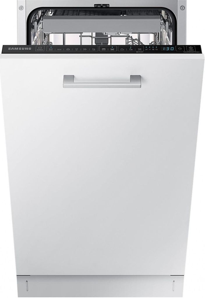 Samsung DW4000RM, W pełni wbudowany, Wąski (45 cm), Biały, Zdjęcie produktu 