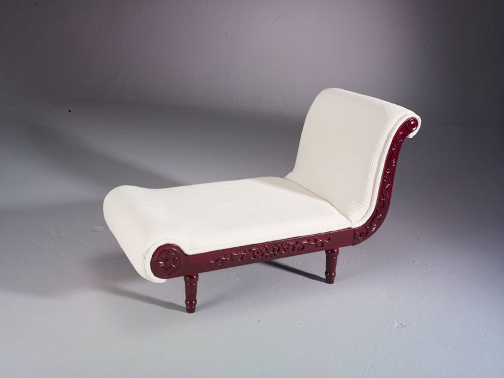 Katzenbett Tierbett Kuschelbett Tiersofa: ' Look at me' 98815 Vintage Haustiersofa Hundecouch Katzensofa Hundebett Haustierbett rot Holz