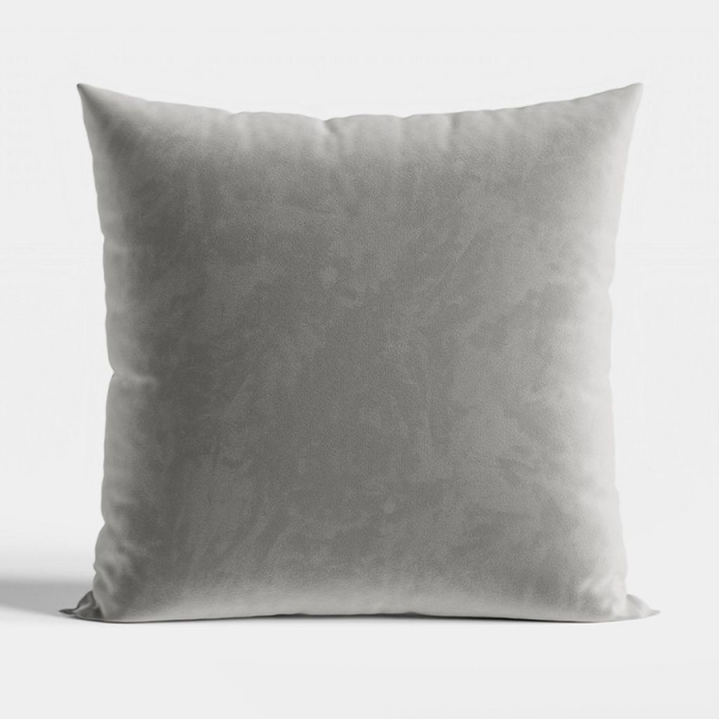 Kissenbezug 40x40 Dekorativer Samt Cool Grey Produktbild 