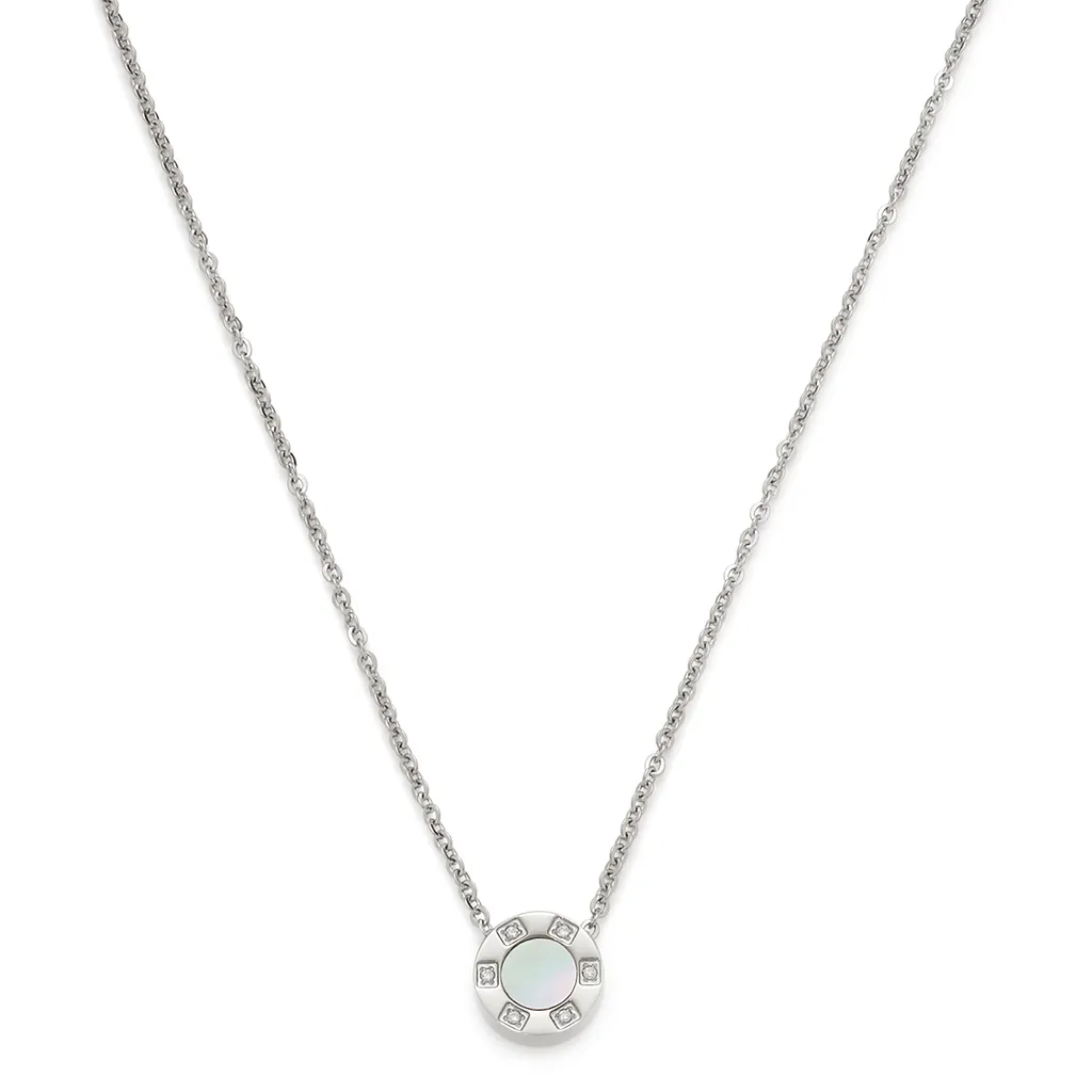 Collier Beppa CIAO - Bijou en Acier Inoxydable Doré avec Pendentif Message - 2