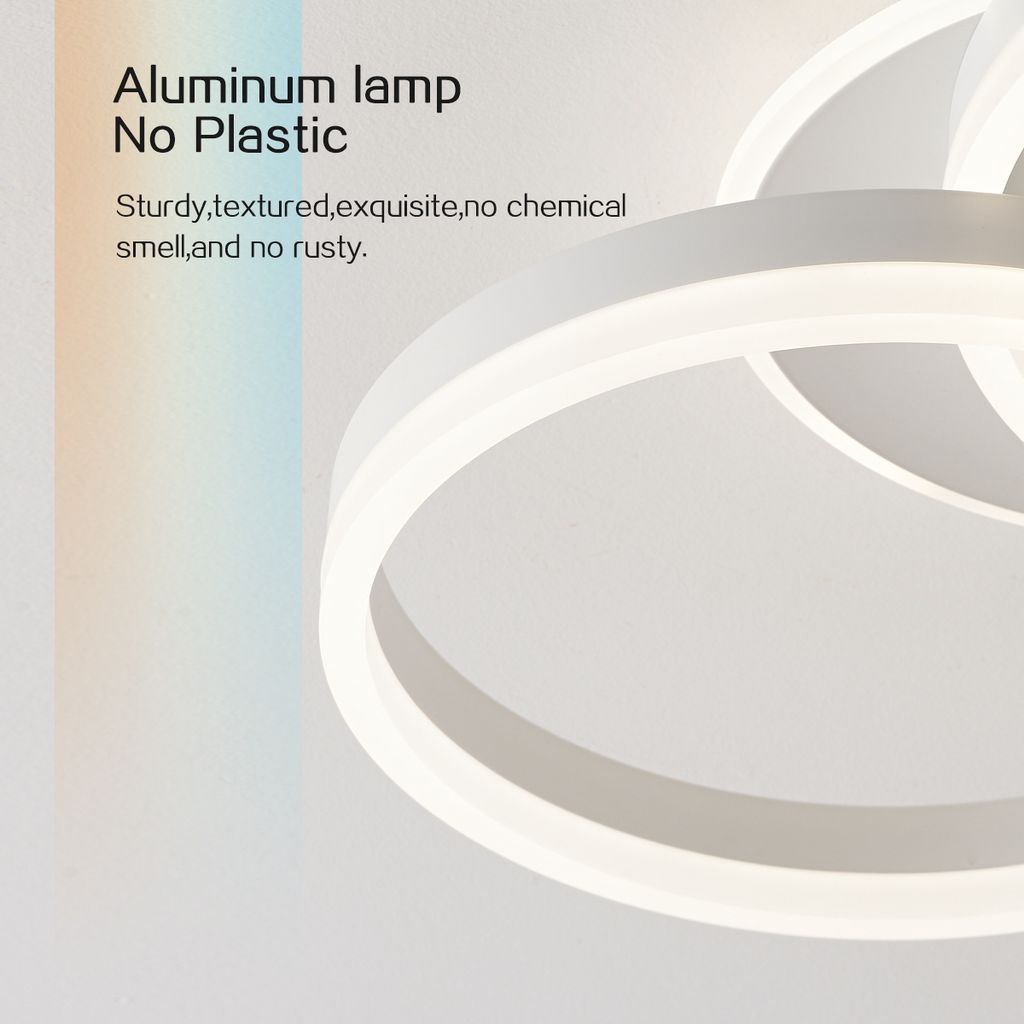 LED Deckenlampe Wohnzimmer 50cm 36W Deckenleuchte Moderne Produktbild 5