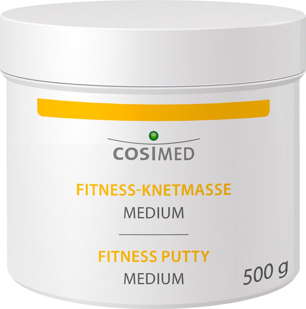 cosiMed Therapie-Knetmasse Therapieknete Therapie Knete Gelb: 500 g, medium