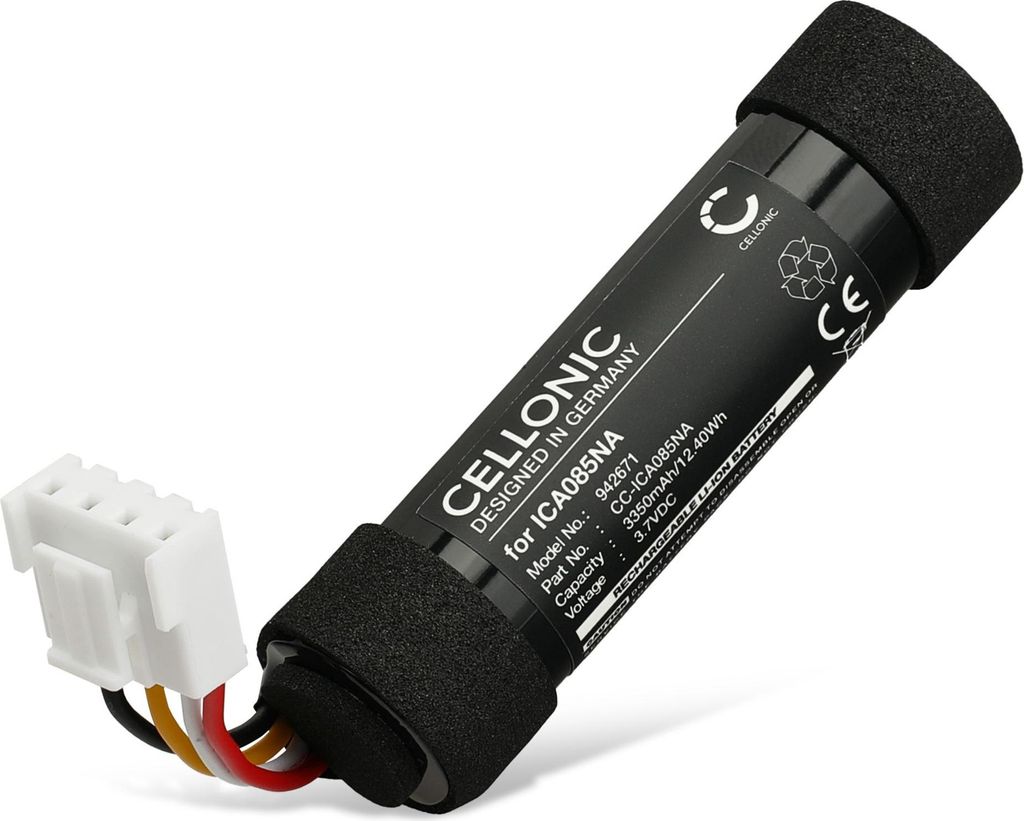 CELLONIC 1x Akku für Lautsprecher Kompatibel mit JBL Flip Essential 2, ICA085NA - (3350mAh, 3.7V)