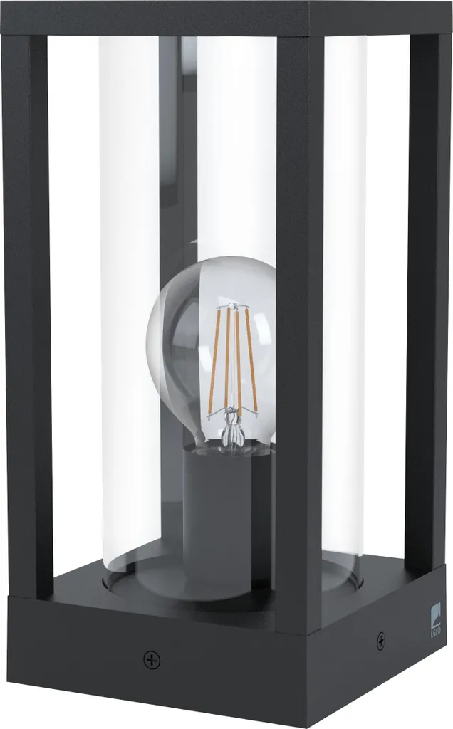 Eglo 98714 CASCINETTA E27 Lampada Pedestallo Esterni IP54 Nera
