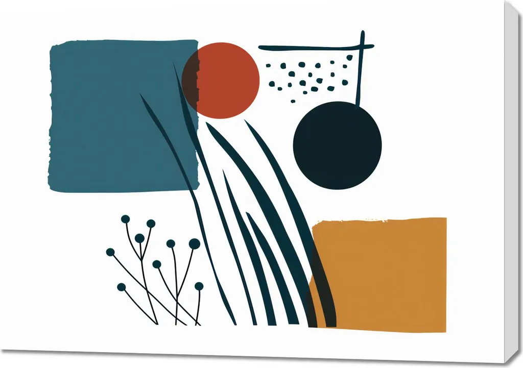 Image 100 x 70 cm Contour Intégré pour Sublimer un Mur Vide sans Cadre