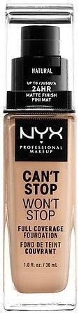 Nyx Can ́t Stop Won ́t Stop Full Coverage Foundation Natural 30ml