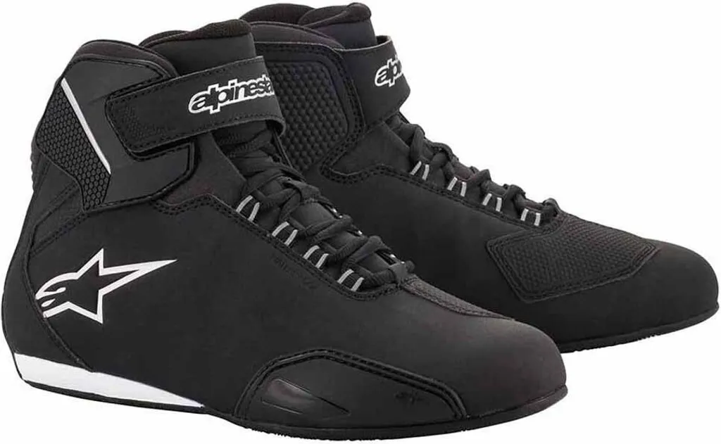 Chaussures Moto Alpinestars Stella Sektor Étanches Noir Argent en 40,5
