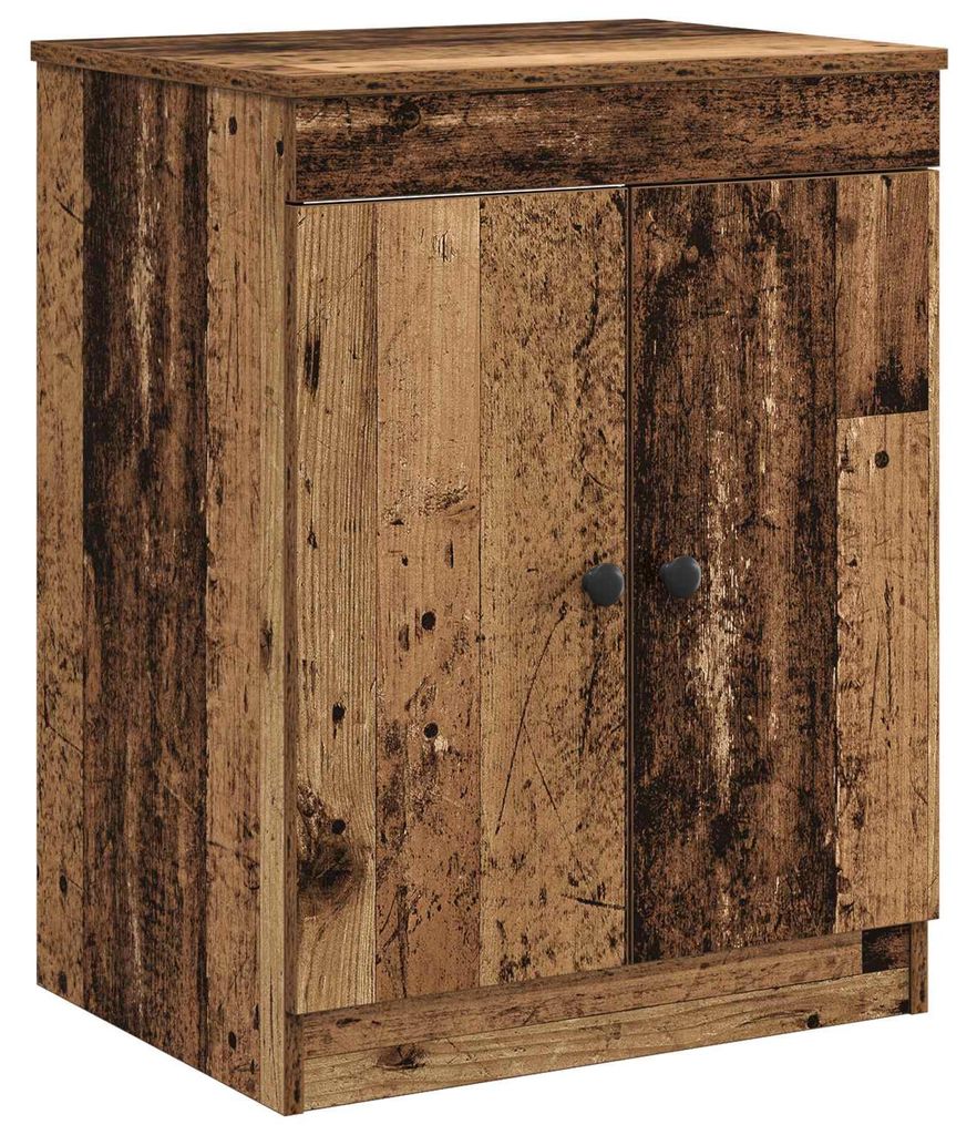 vidaXL Badezimmerschrank Altholz 54 x 41 x 70 cm Holzwerkstoff