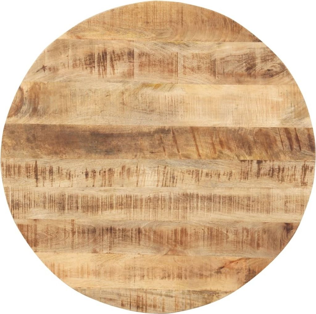 Tischplatte Massivholz Mango Rund 15-16 mm 70 cm