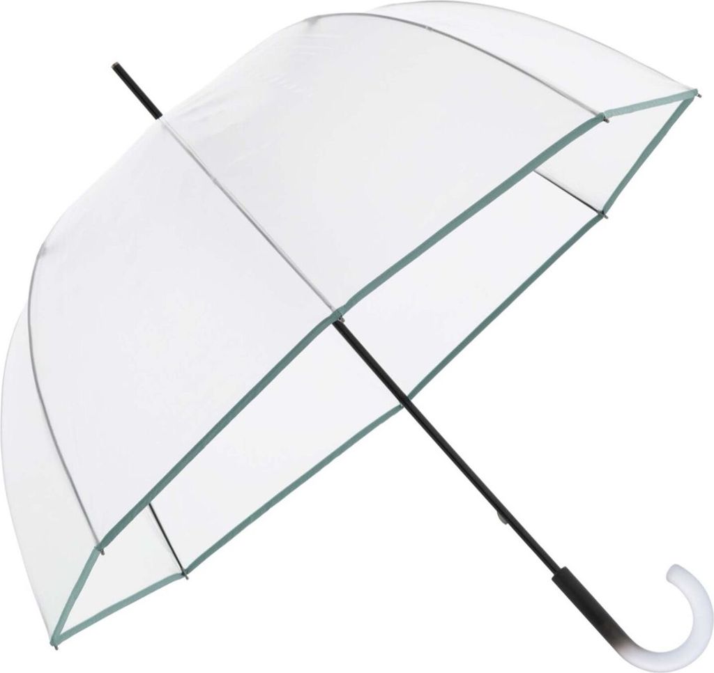 Knirps Stockregenschirm Regenschirm C.760 Stick Transparent Stardust Agave transparent