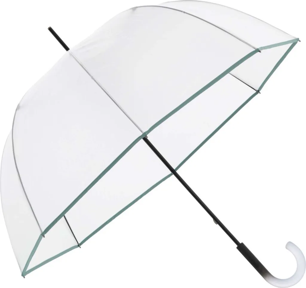 Grand Parapluie Canne Transparent Knirps C.760 Stick Stardust Agave