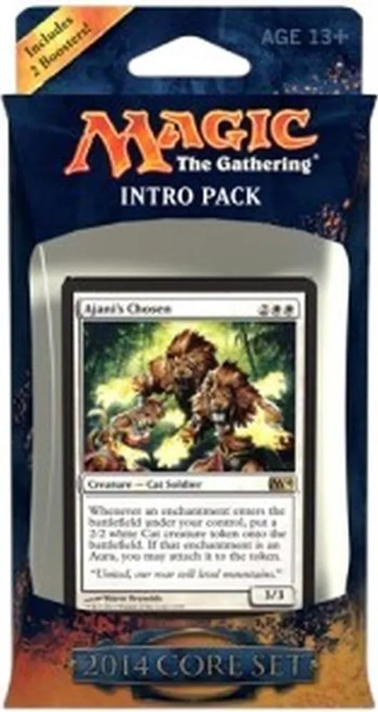 Intro Pack Magic 2014 Lightforce Deck Blanc-Vert et Boosters de Cartes