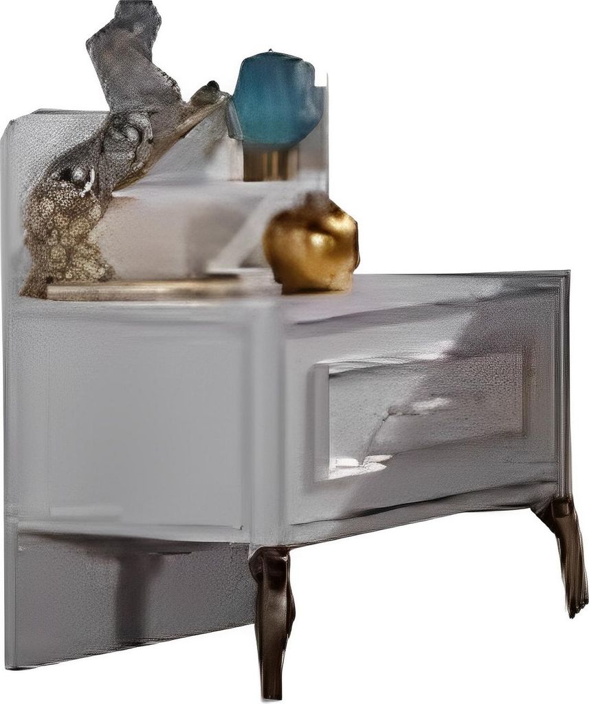 Schlafzimmer Set Bett Nachttisch Schminktisch Spiegel Schrank 6tlg Modern Stil