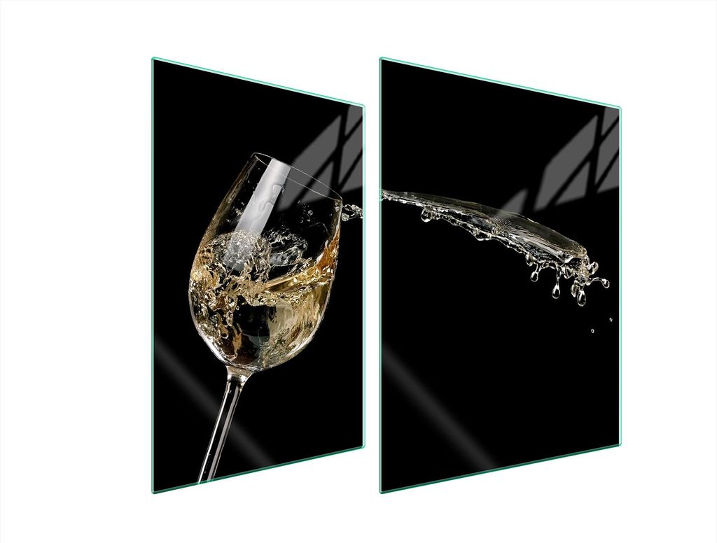 Glasschutzplatte Für Herd 70X52 Wein