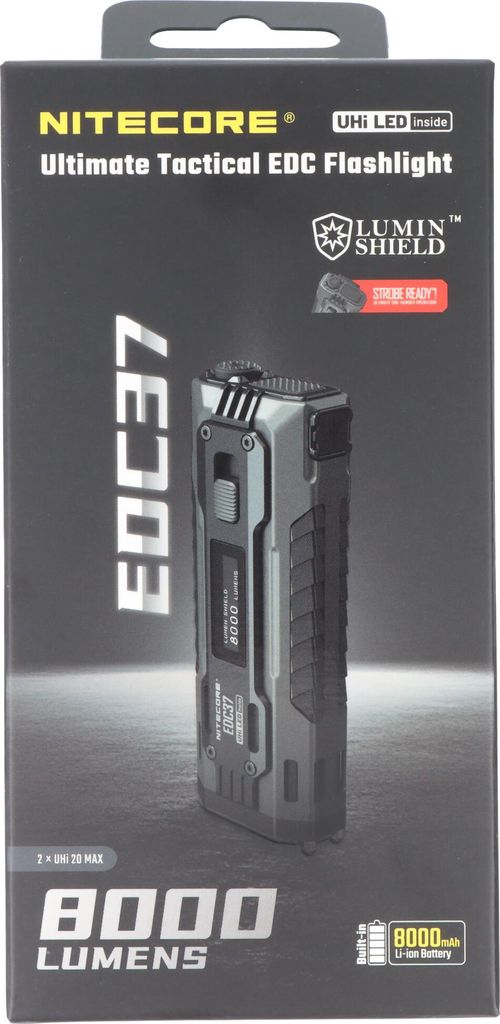 Nitecore EDC37 - 8000 Lumen extrem leistungsstarke Produktbild 