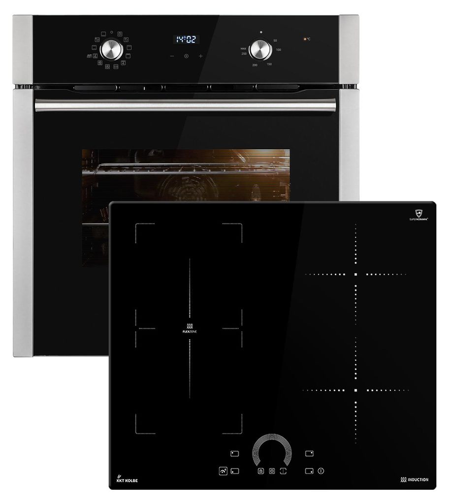 Herdset: 60cm Einbaubackofen BO8810SS + 60cm Produktbild 