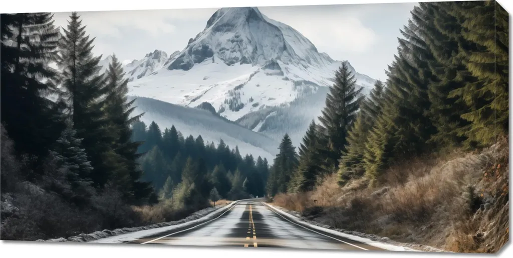 Tableau Déco Voyage Courageux 100x50 cm - Décoration Murale Moderne