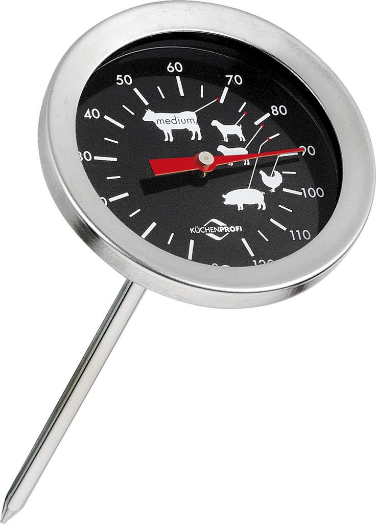 Küchenprofi Braten-Thermometer, schwarz 1065001000 4007371072151